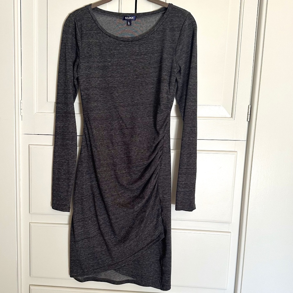 BUNDLE ❤️ Tildon Comfortable Ruched Long-Sleeve Dress, Size S